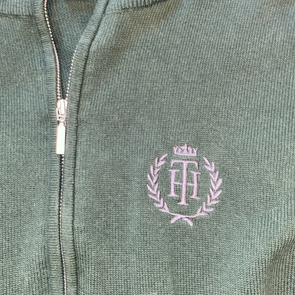 Vintage Tommy Hilfiger half zip sweater in size large - Picture 2 of 5
